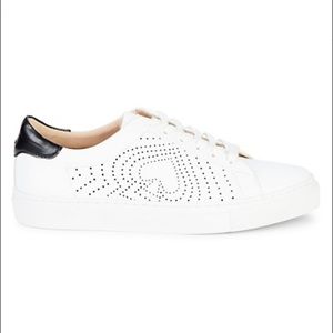 Very Gently worn Kate Spade Ashlyn white leather sneakers